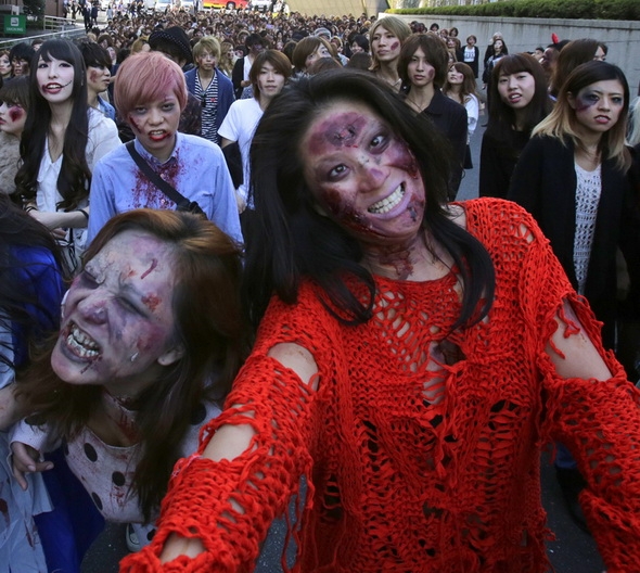 Japan Halloween Zombies